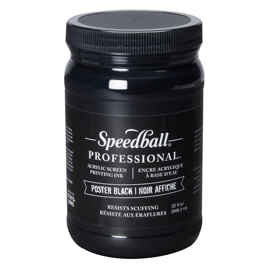 Speedball Professional Poster Black Acrylic