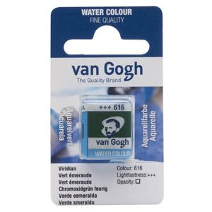 Van Gogh Watercolor Half Pan Viridian