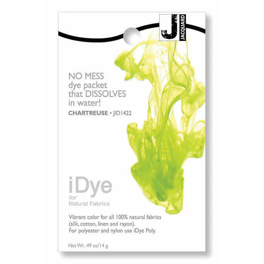 Jacquard 100% Natural Fabric iDye Chartreuse