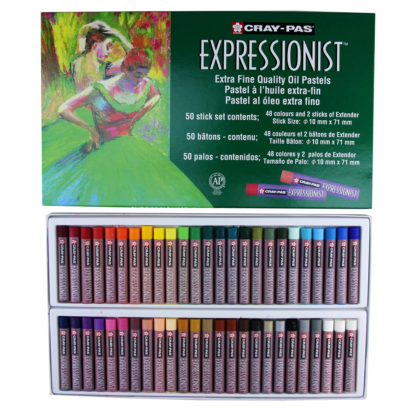 Cray-Pas Expressionist Oil Pastel Set 50 Colors