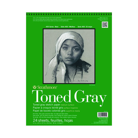 Toned Sketch Pad 11x14 Gray