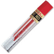Pentel Super Hi-Polymer Colored Lead Tube Refill .5mm Red