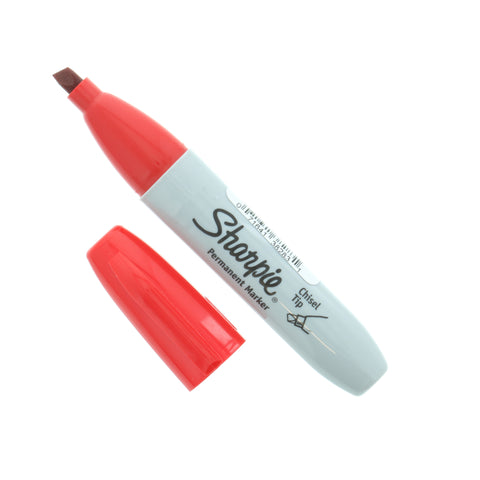 Sharpie Chisel Tip Permanent Marker Red