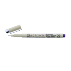 Pigma Micron Pen .25mm Purple 01