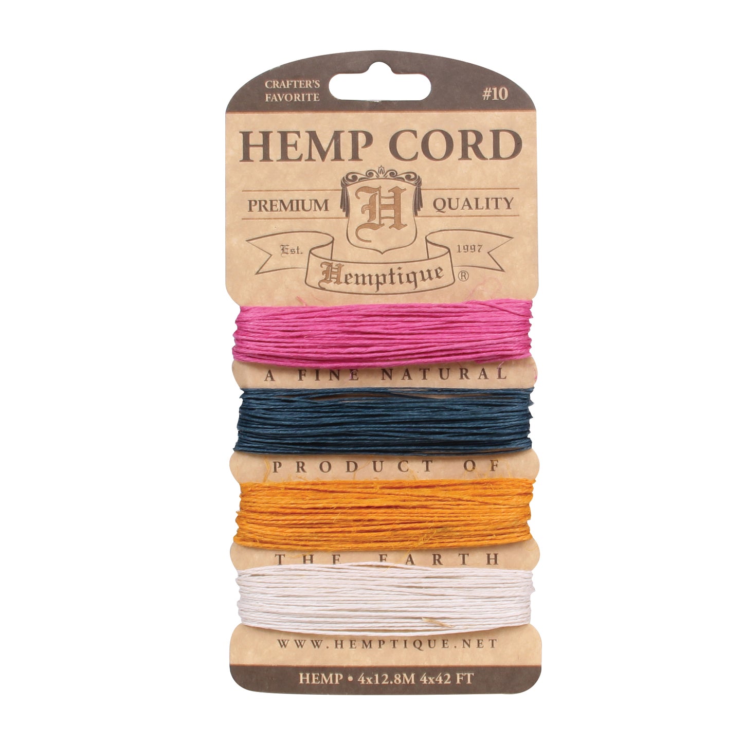 Hemptique 0.5mm Hemp Cord Cards