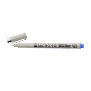 Pigma Micron Pen .30mm Blue 02