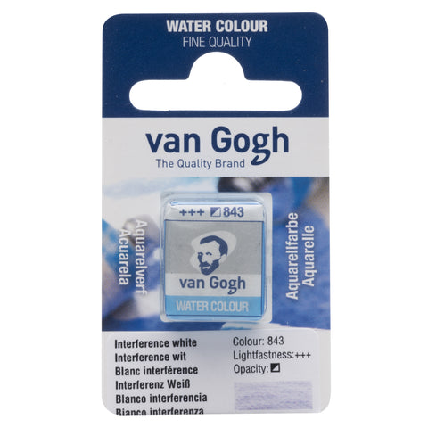 Van Gogh Watercolor Half Pan Interference White