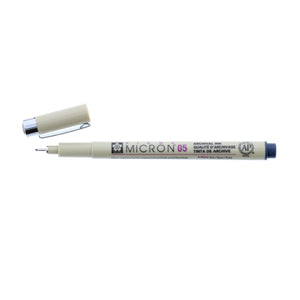 Pigma Micron Pen .45mm Blue/Black 05