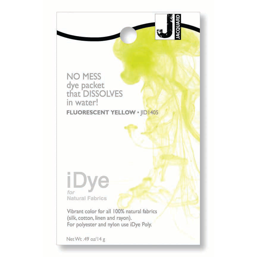 Jacquard 100% Natural Fabric iDye Fluorescent Yellow
