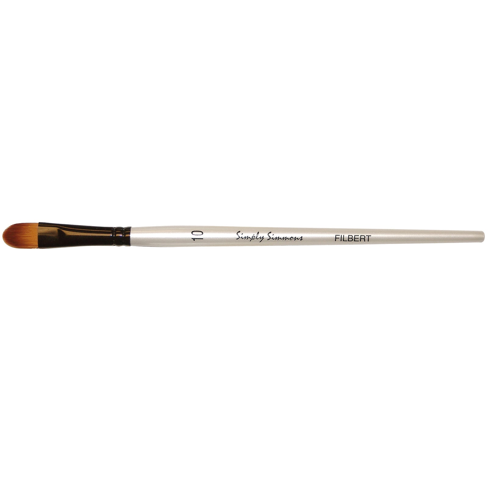 Simply Simmons Short Handle Brush Filbert 10