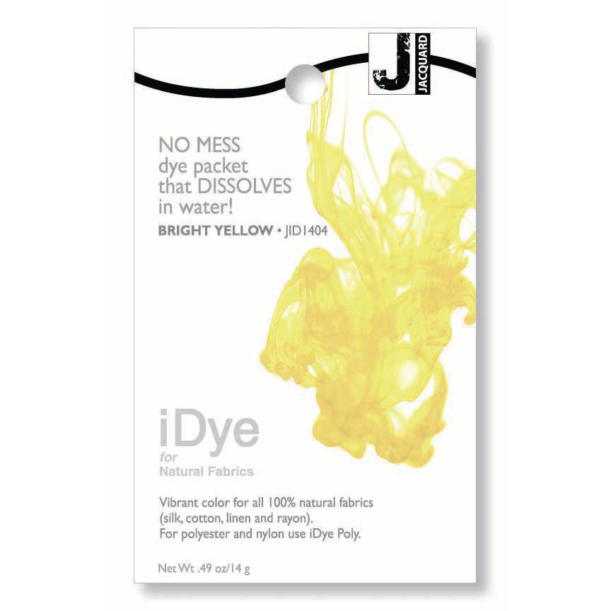 Jacquard 100% Natural Fabric iDye Bright Yellow
