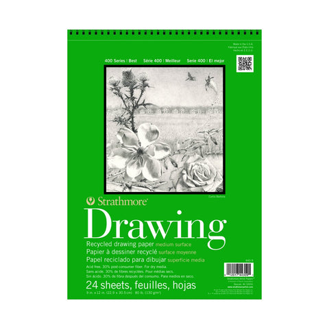 Recycled Drawing Pad 9x12