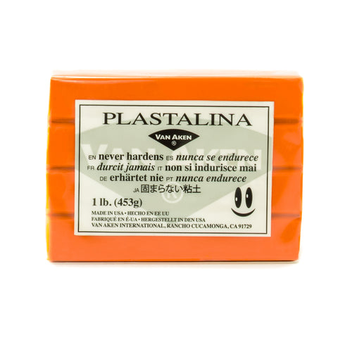 Plastalina Modeling Clay 1lb Orange