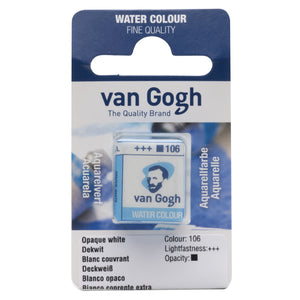 Van Gogh Watercolor Half Pan White Extra Opaque