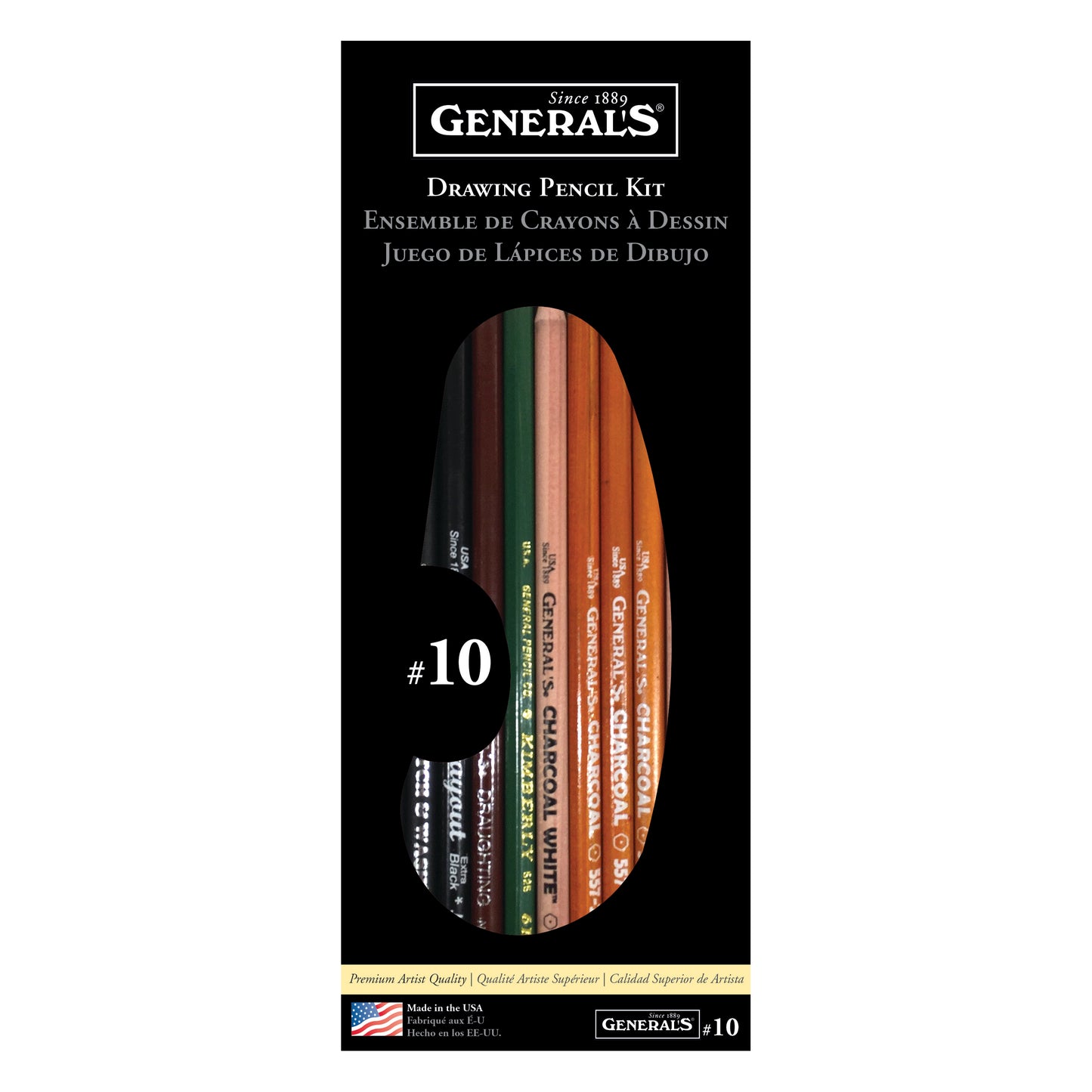 General Pencil Classic Drawing and Sketching Kit #10