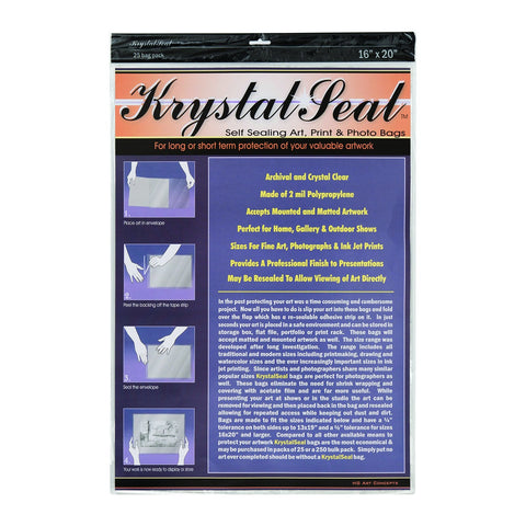 Krystal Seal Bags 16x20 25 Pack