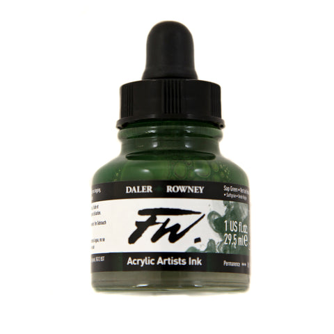 FW Acrylic Artists Ink 1 oz. Sap Green