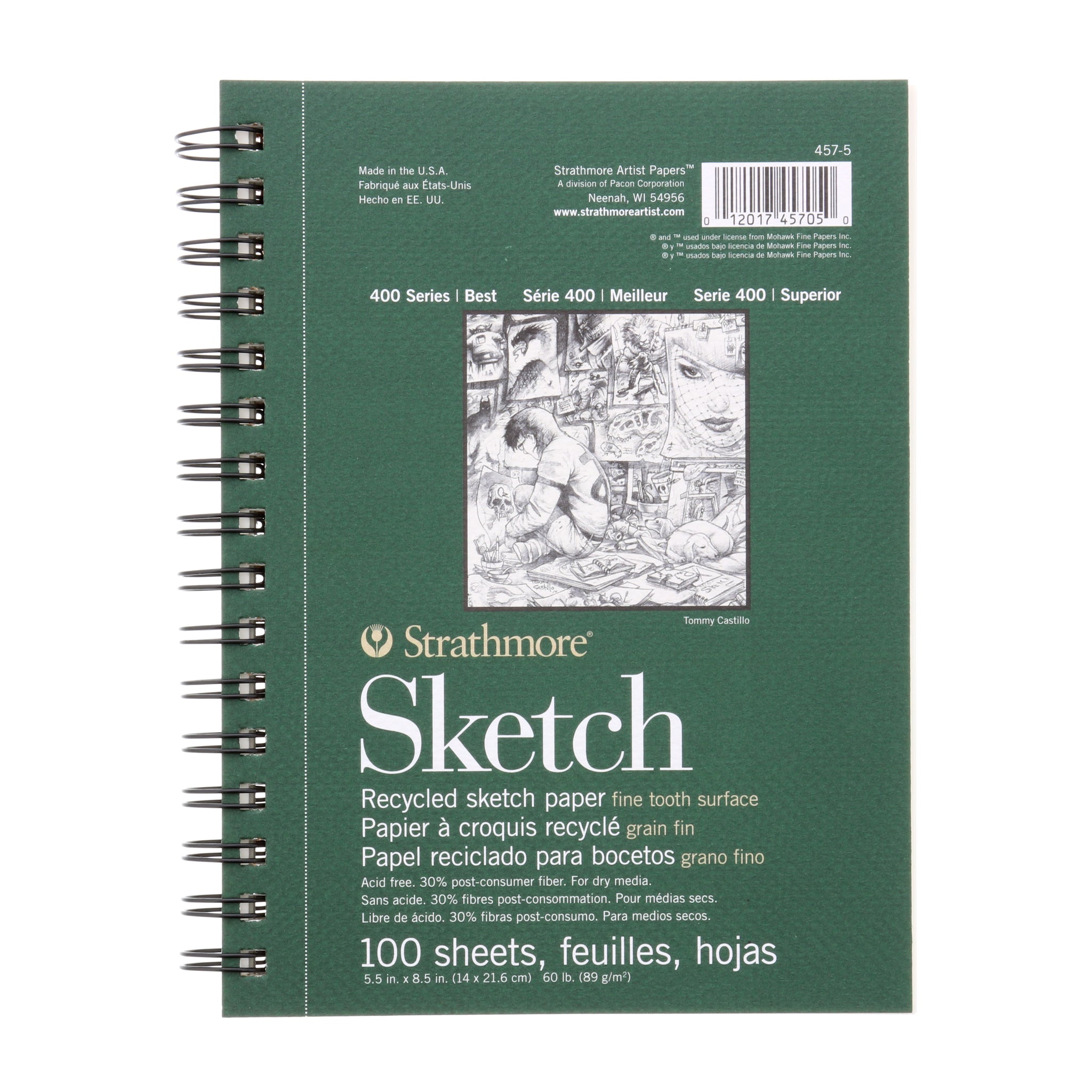 Recycled Sketch Pad 5.5x8.5