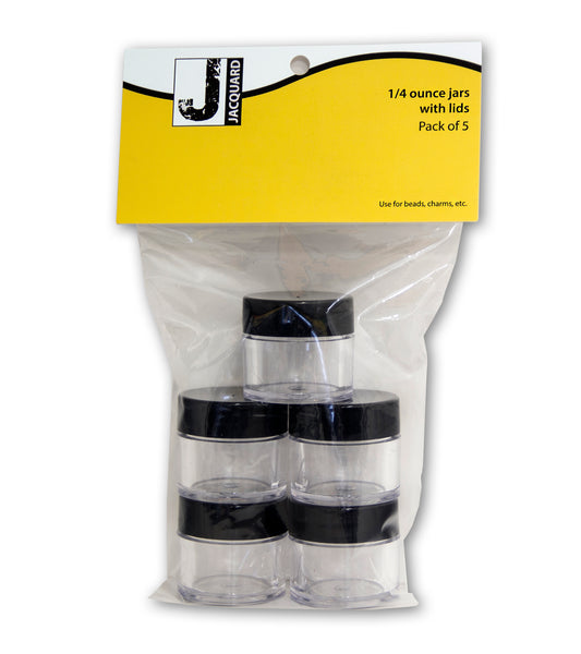 Jacquard 5 Pack Clear .25oz Container