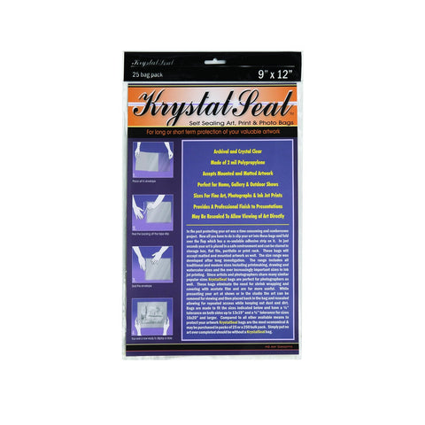 Krystal Seal Bags 9x12 25 Pack