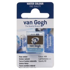 Van Gogh Watercolor Half Pan Raw Umber