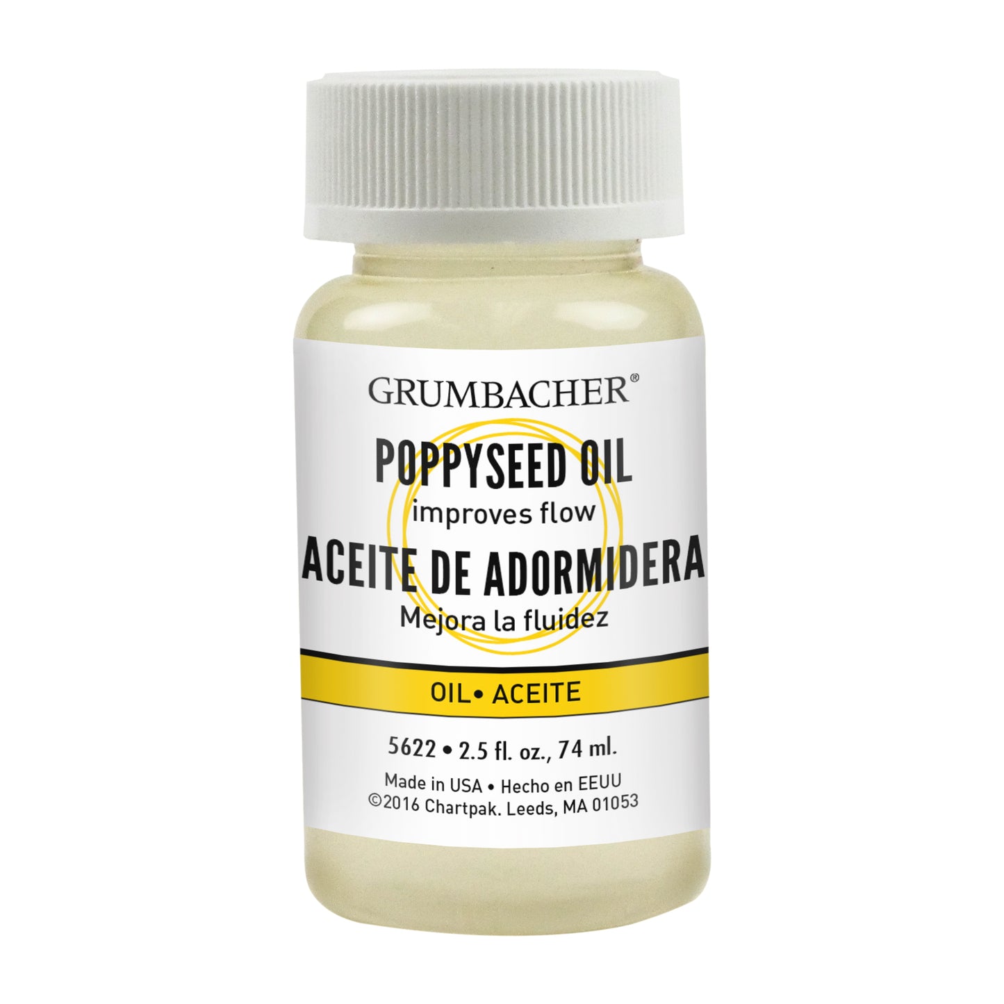 Grumbacher 2.5oz Poppyseed Oil