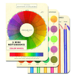 Mini Notebook Color Wheel 3 pack